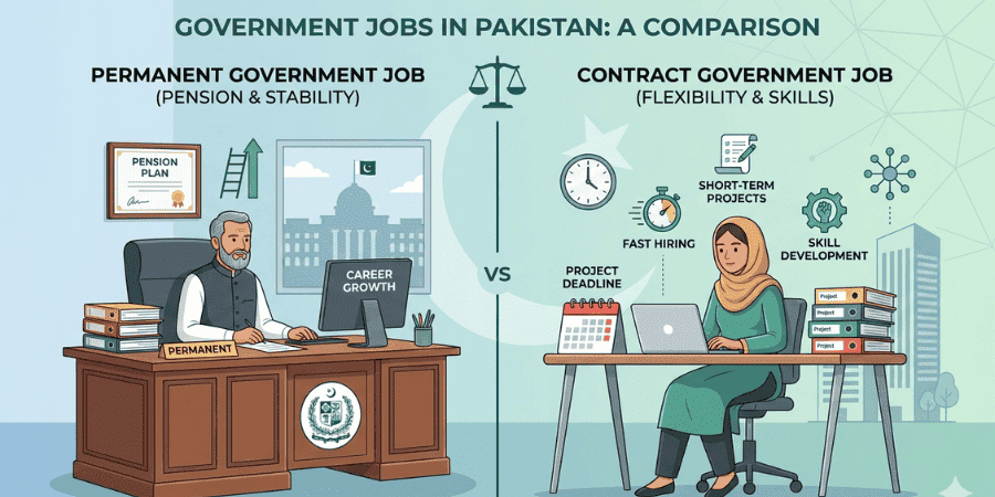 Permanent vs Contract Government Jobs in Pakistan